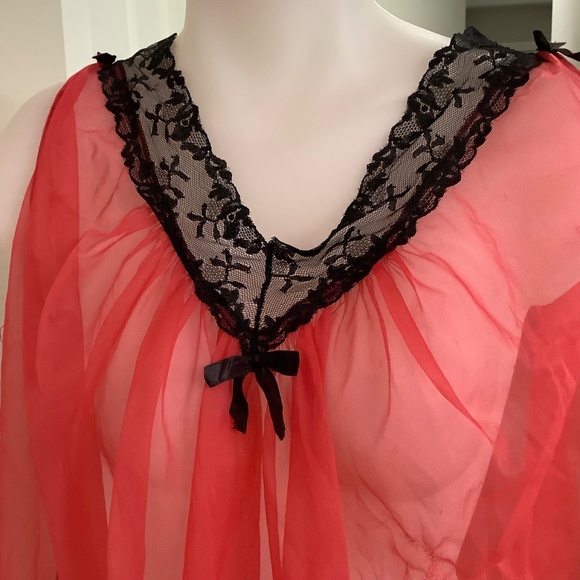 Vintage Lingerie Top fits M-L 36-39 bust approx - Picture 4 of 10